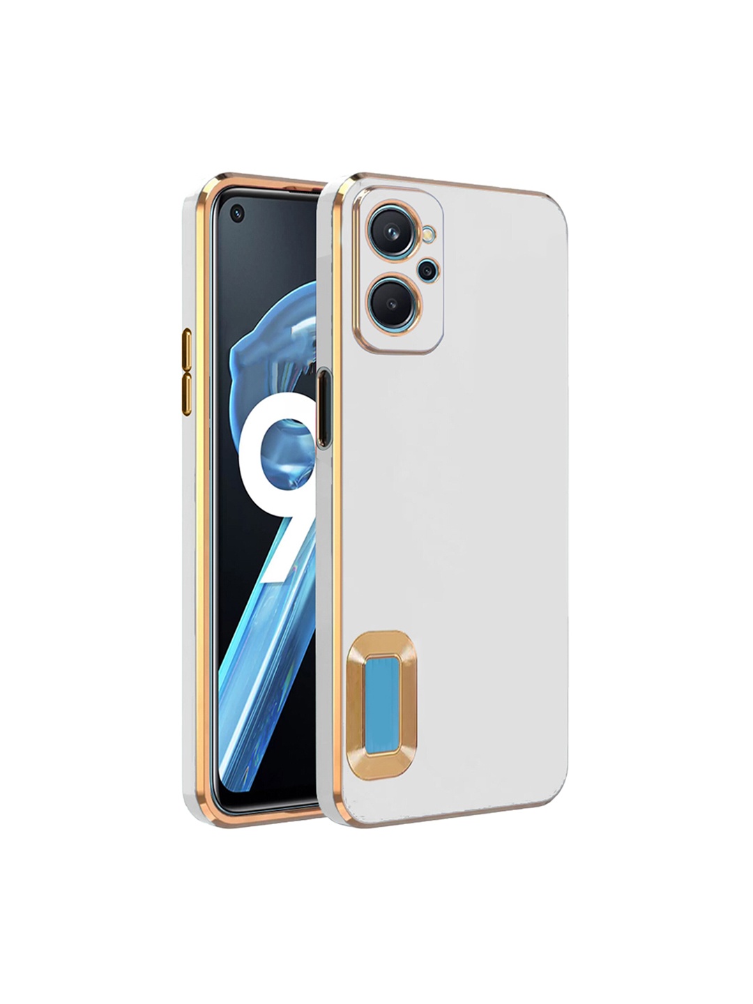 

Karwan Camera Protection Realme 9i Phone Back Cover, White