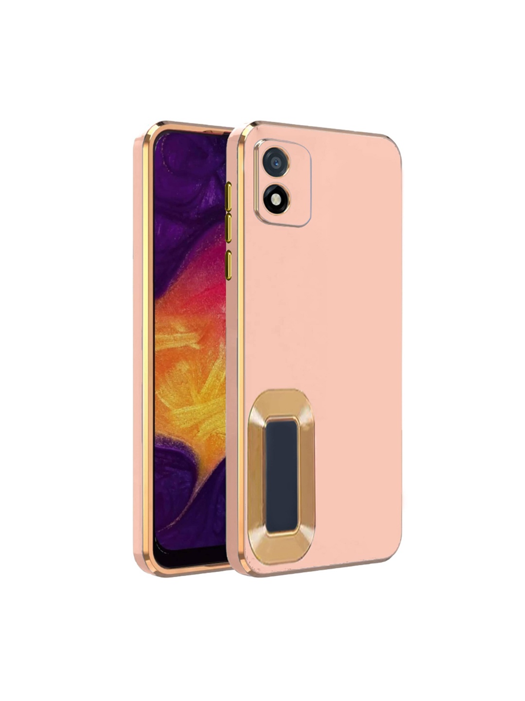 

Karwan Camera Protection Realme C20 Phone Back Cover, Pink