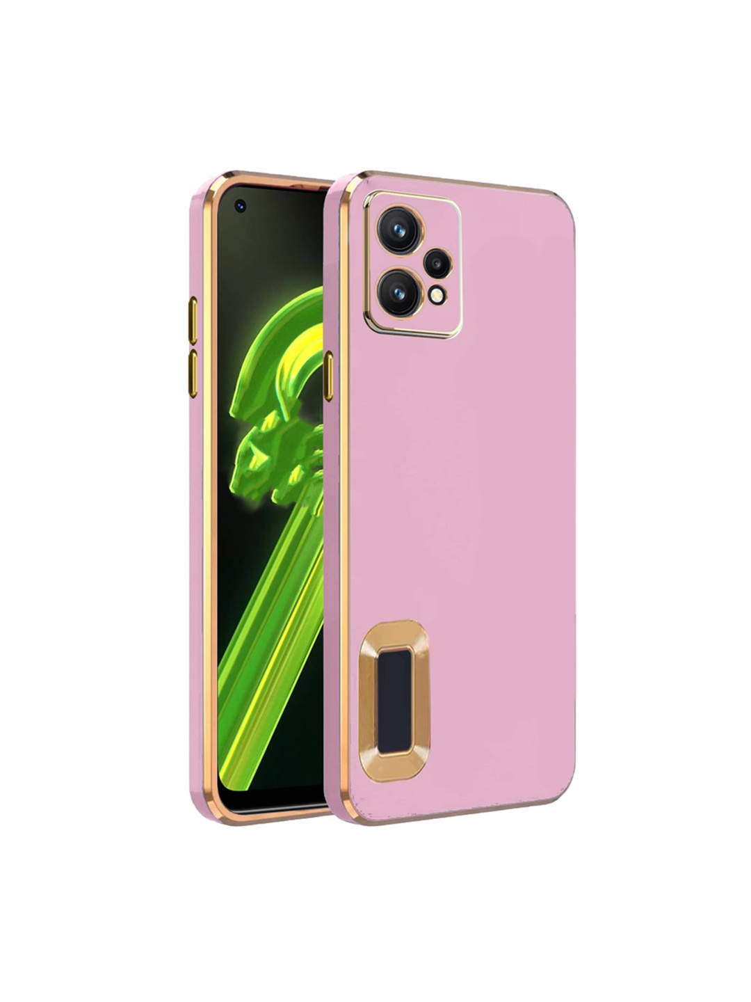 

Karwan Camera Protection Realme 9 5G Phone Back Cover, Pink