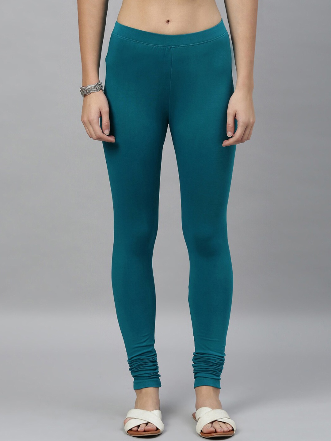 

Kryptic Churidar-Length Leggings, Green