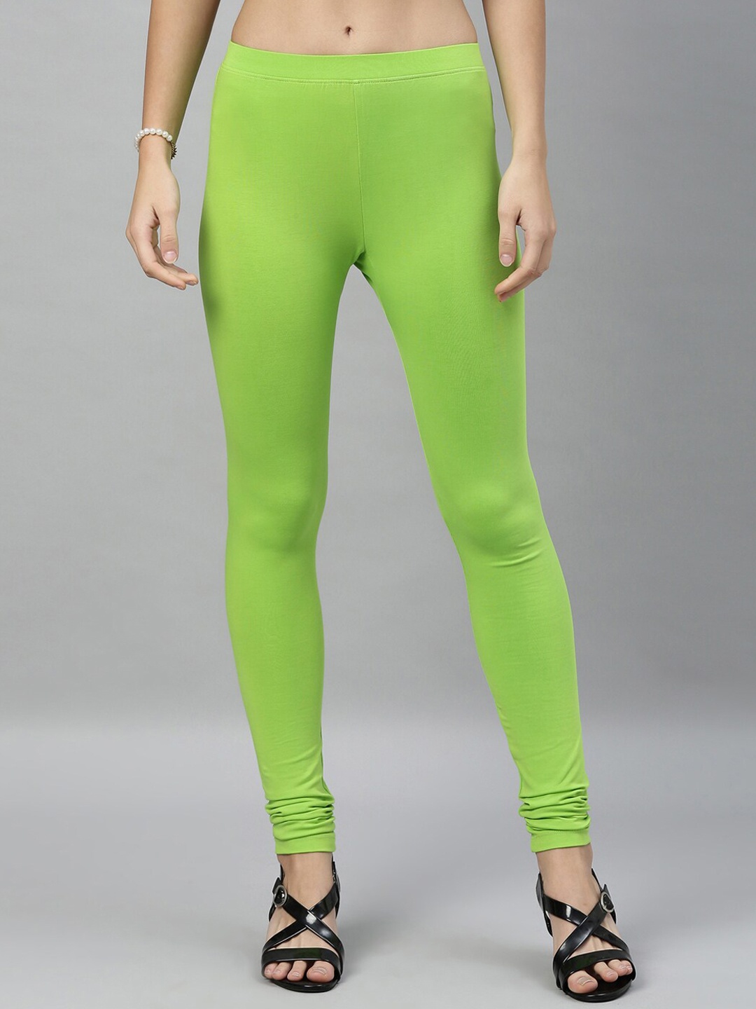 

Kryptic Churidar-Length Leggings, Green