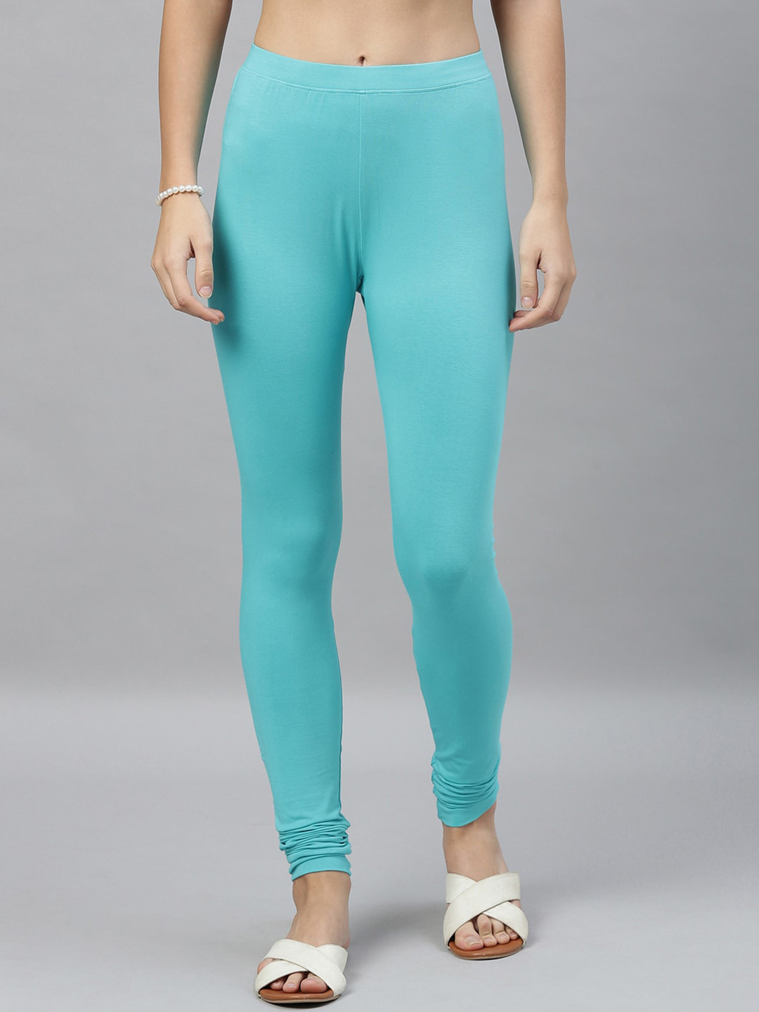 

Kryptic Churidar-Length Leggings, Blue