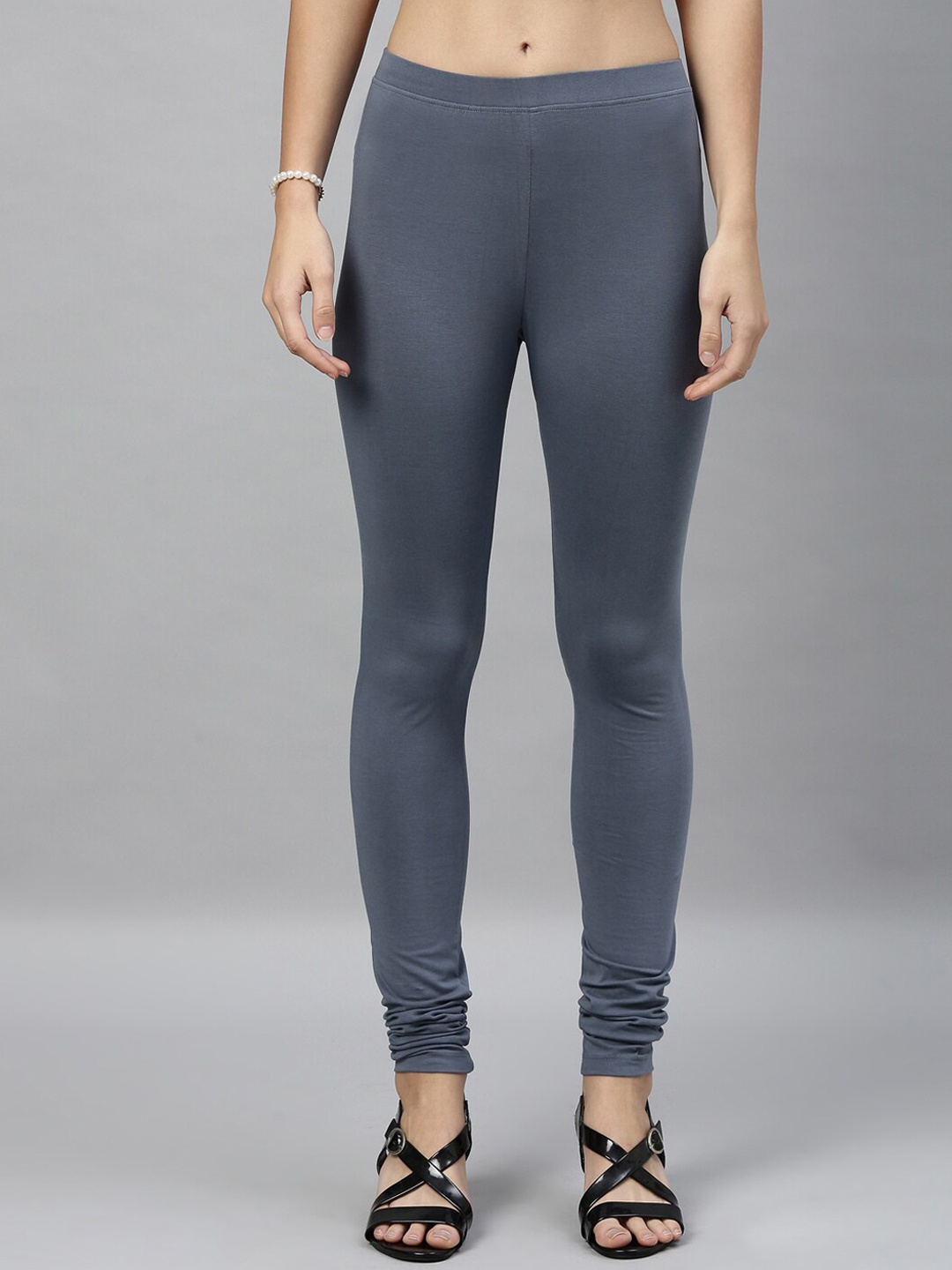 

Kryptic Churidar-Length Leggings, Grey