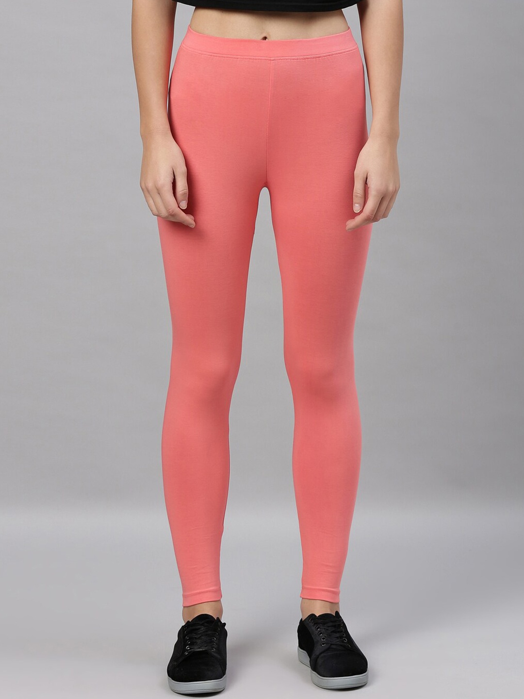 

Kryptic Women Ankle Length Leggings, Coral