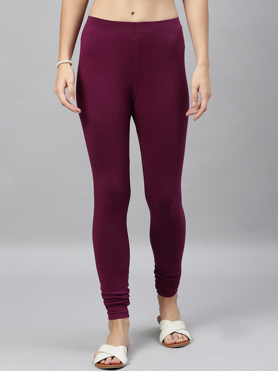 

Kryptic Churidar-Length Leggings, Purple