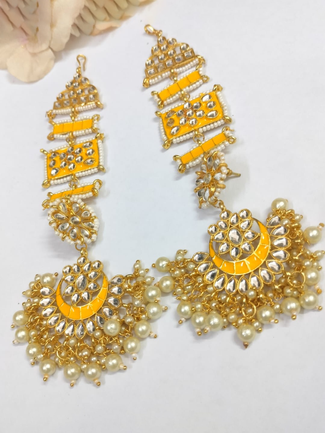 

MORKANTH JEWELLERY Gold-Plated Contemporary Drop Earrings, Yellow