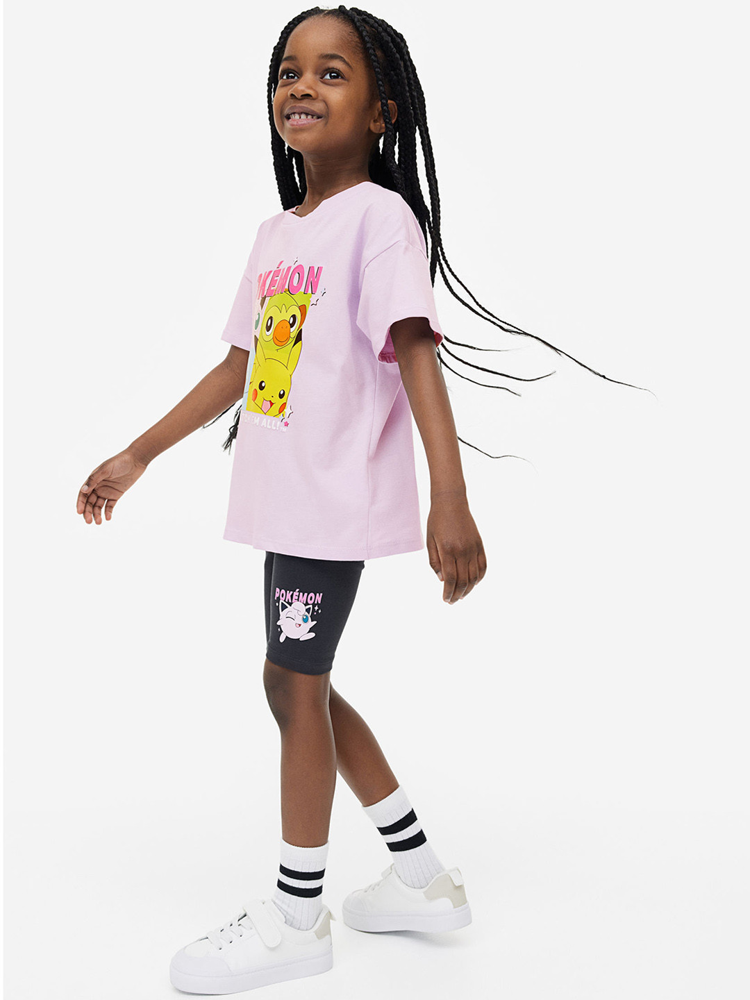 

H&M Girls 2-Piece Pokemon Printed Set, Purple