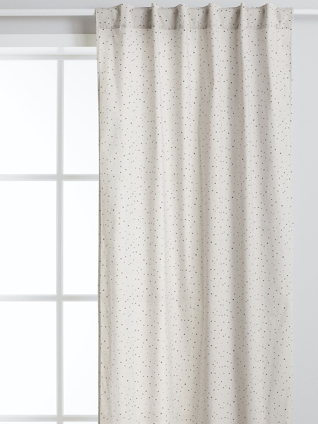 

H&M Grey 2-Pack Patterned Cotton Curtains