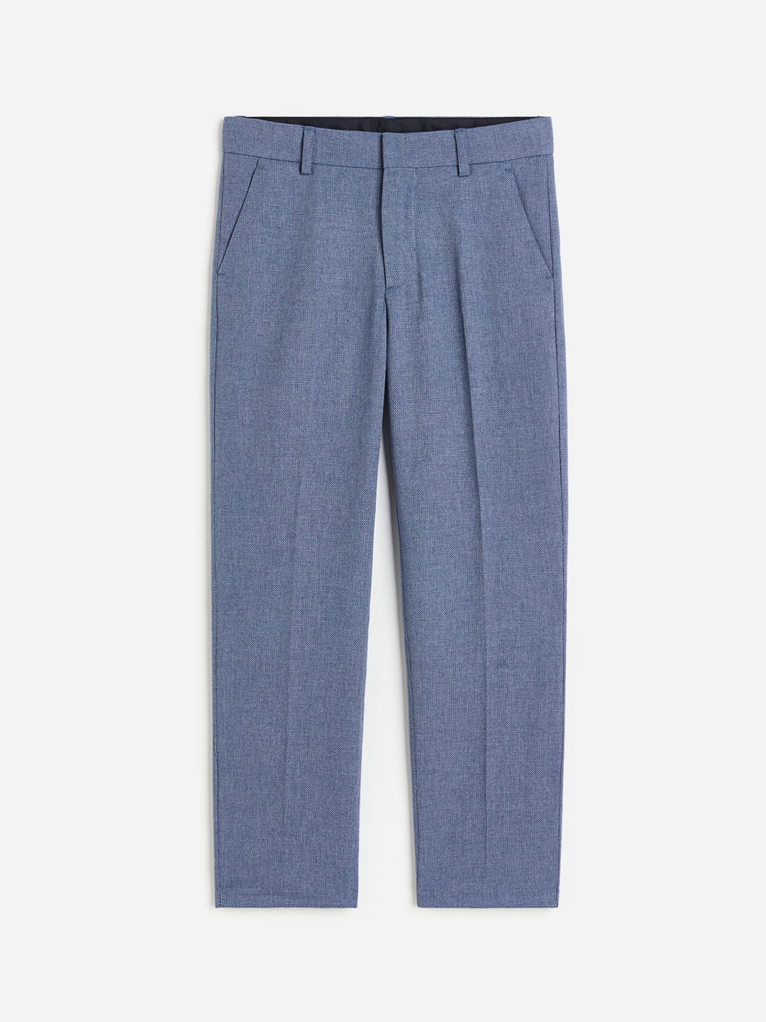 

H&M Boys Textured Suit Trousers, Blue