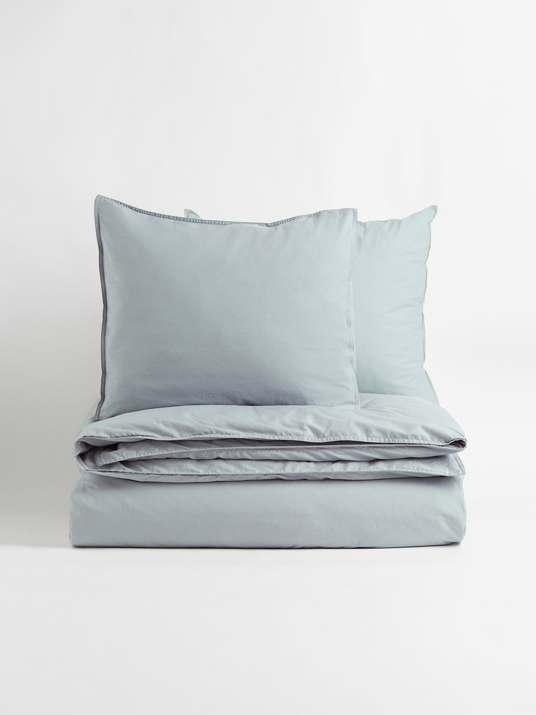 

H&M Turquoise Blue Double/King Size Cotton Duvet Cover Set