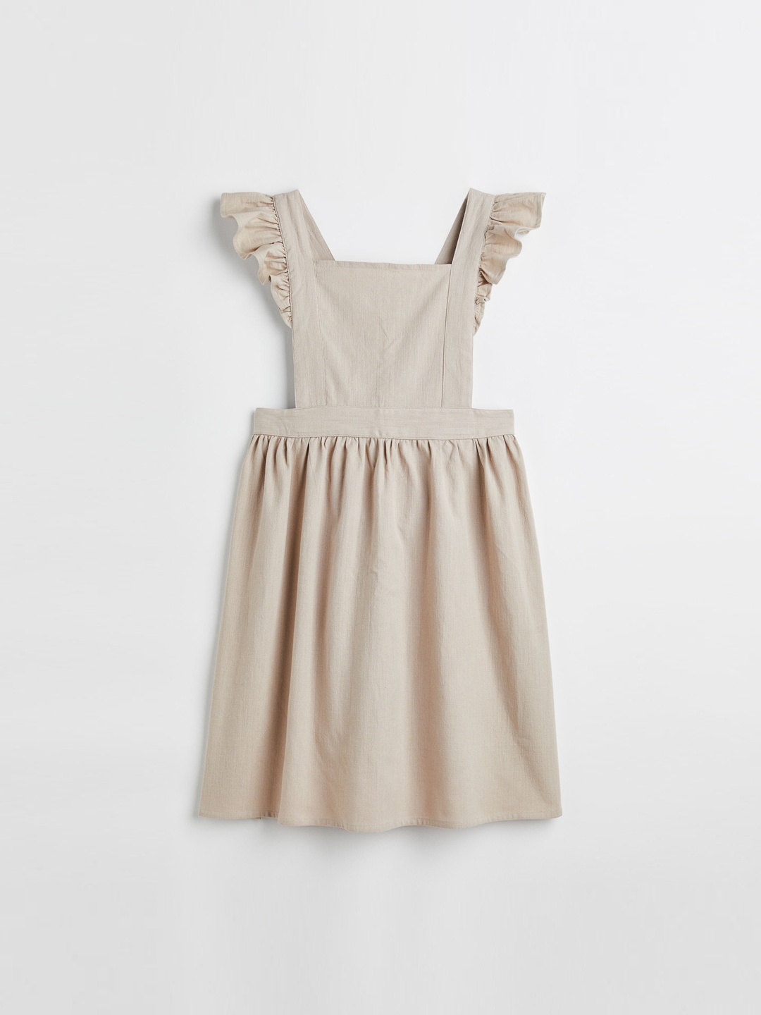 

H&M Linen-Blend Apron, Beige