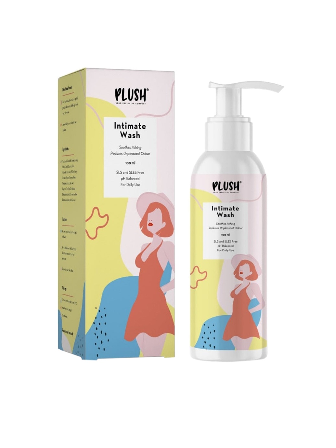 

Plush Intimate Wash With Rich Tea Tree Oil & Neem Extract 100ml, White