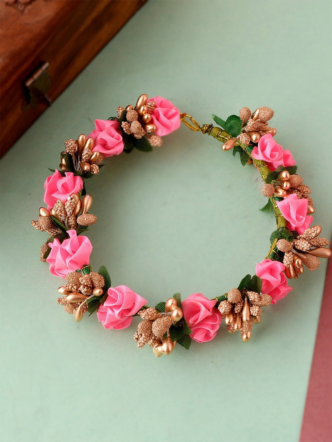 

Silvermerc Designs Women Embellished Tiara, Pink