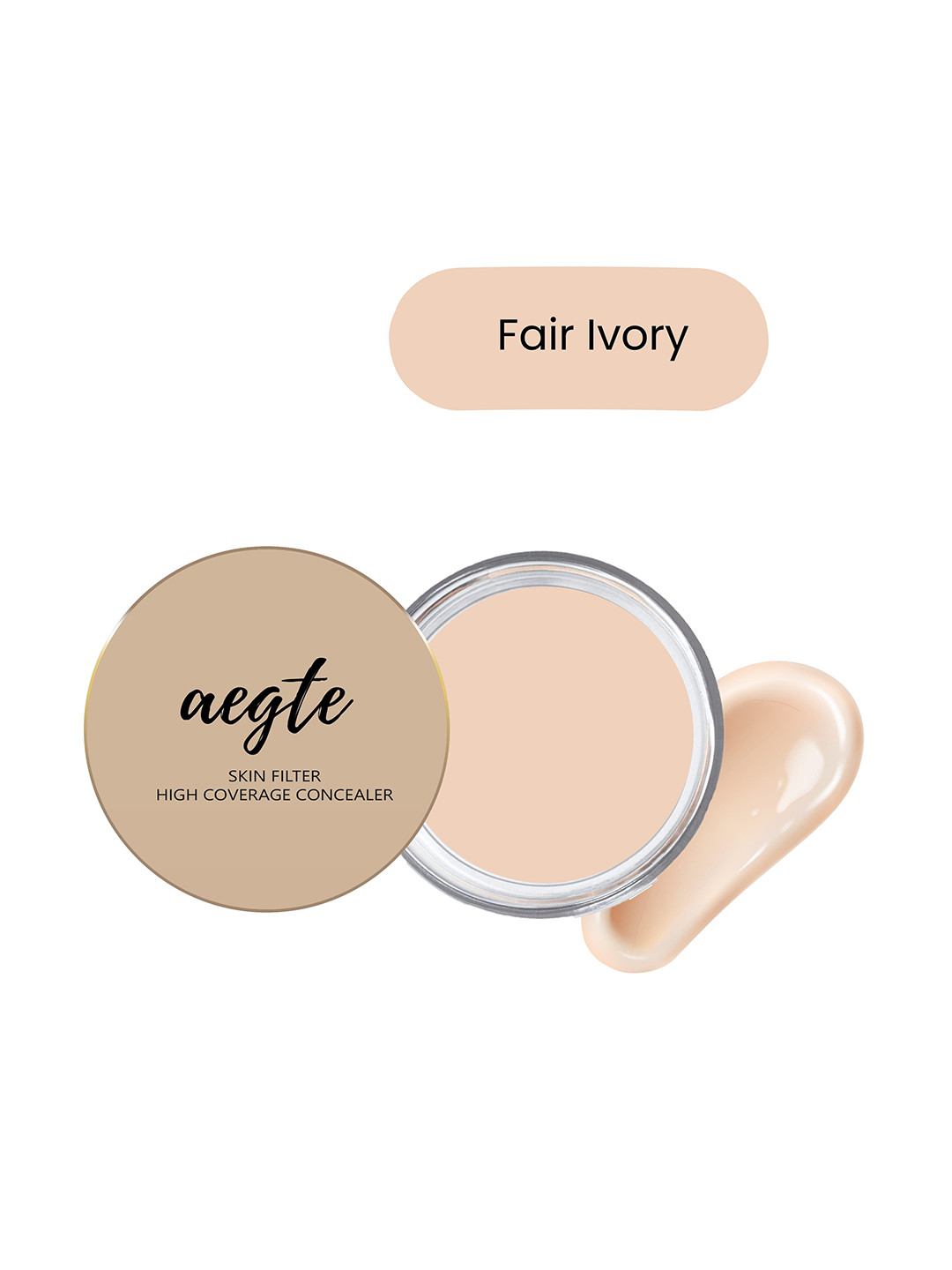 

Aegte Skin Filter High Coverage Concealer - Fair ivory, White