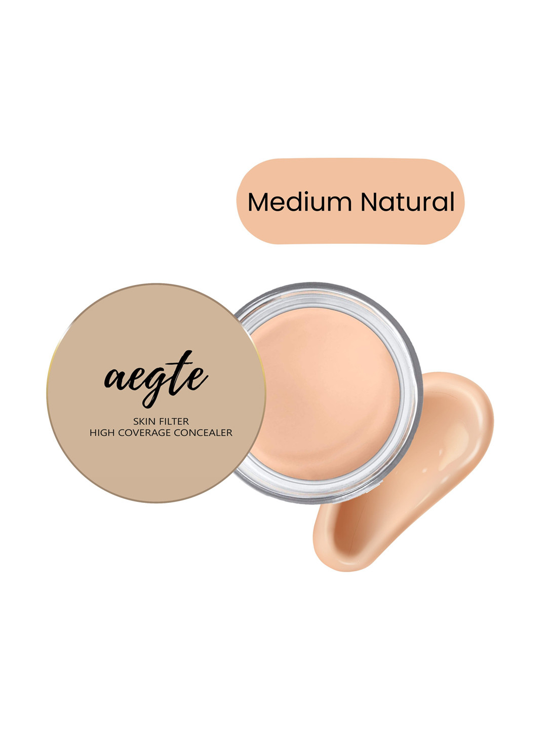 

Aegte Skin Filter High Coverage Concealer 8 g - Medium Natural, Beige