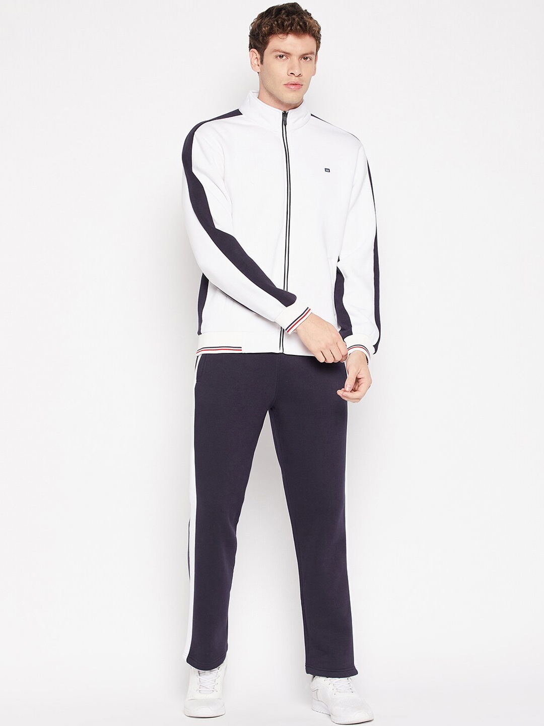 

Okane Men Colorblocked Tracksuit, White