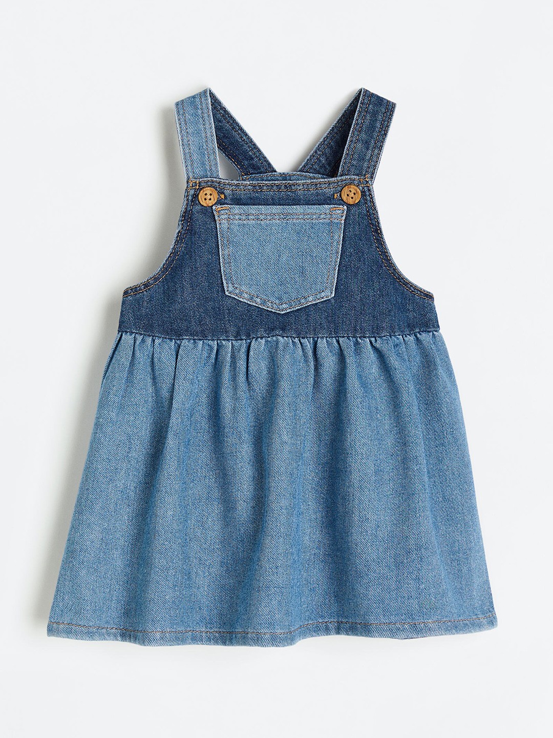 

H&M Infant Girls Dungaree Dress, Blue
