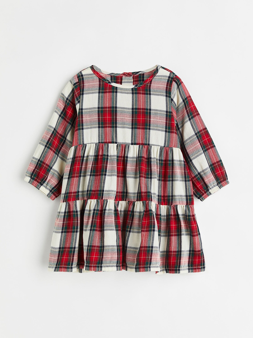 

H&M Infant Girls Pure Cotton A-line Dress, Red
