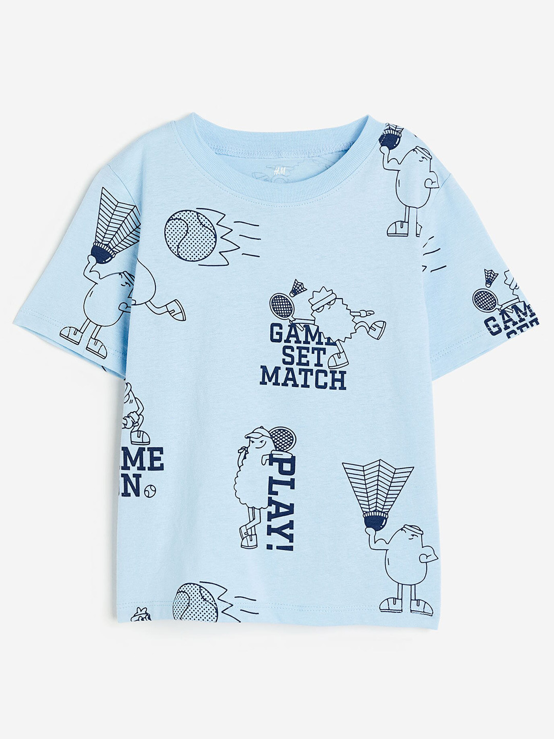 

H&M Boys Cotton T-shirt, Blue