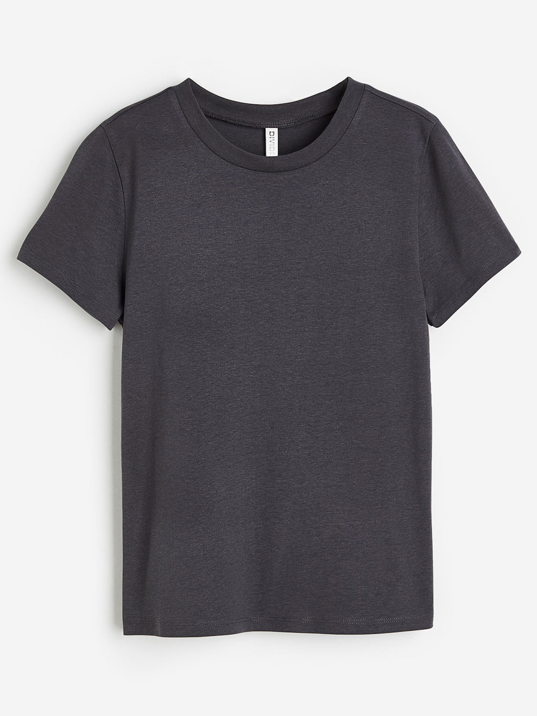 

H&M Women Fitted T-shirt, Grey