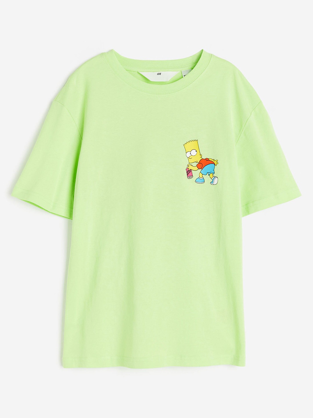

H&M Boys The Simpsons Printed T-shirt, Green