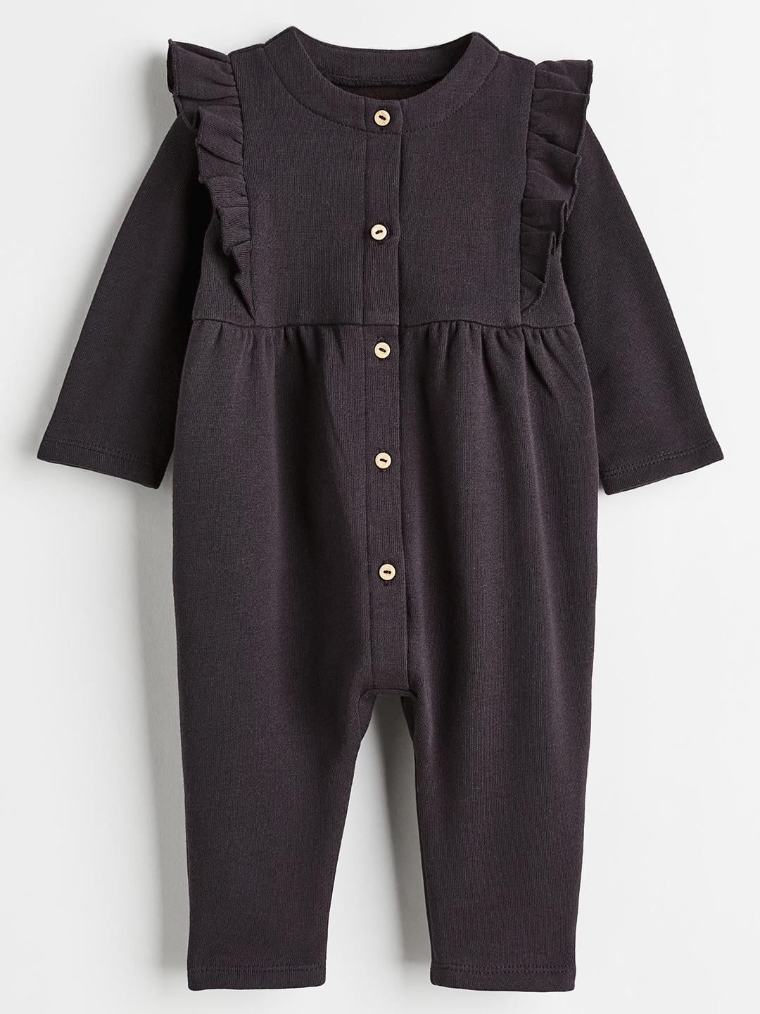 

H&M Infant Girls Sweatshirt All-In-One Suit, Grey