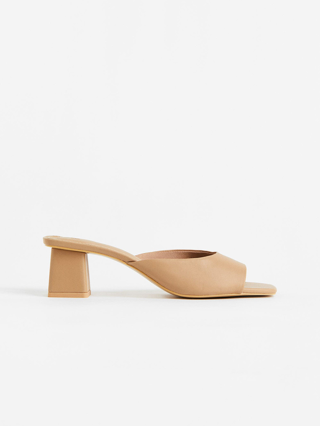 

H&M Women Heeled Mules, Beige