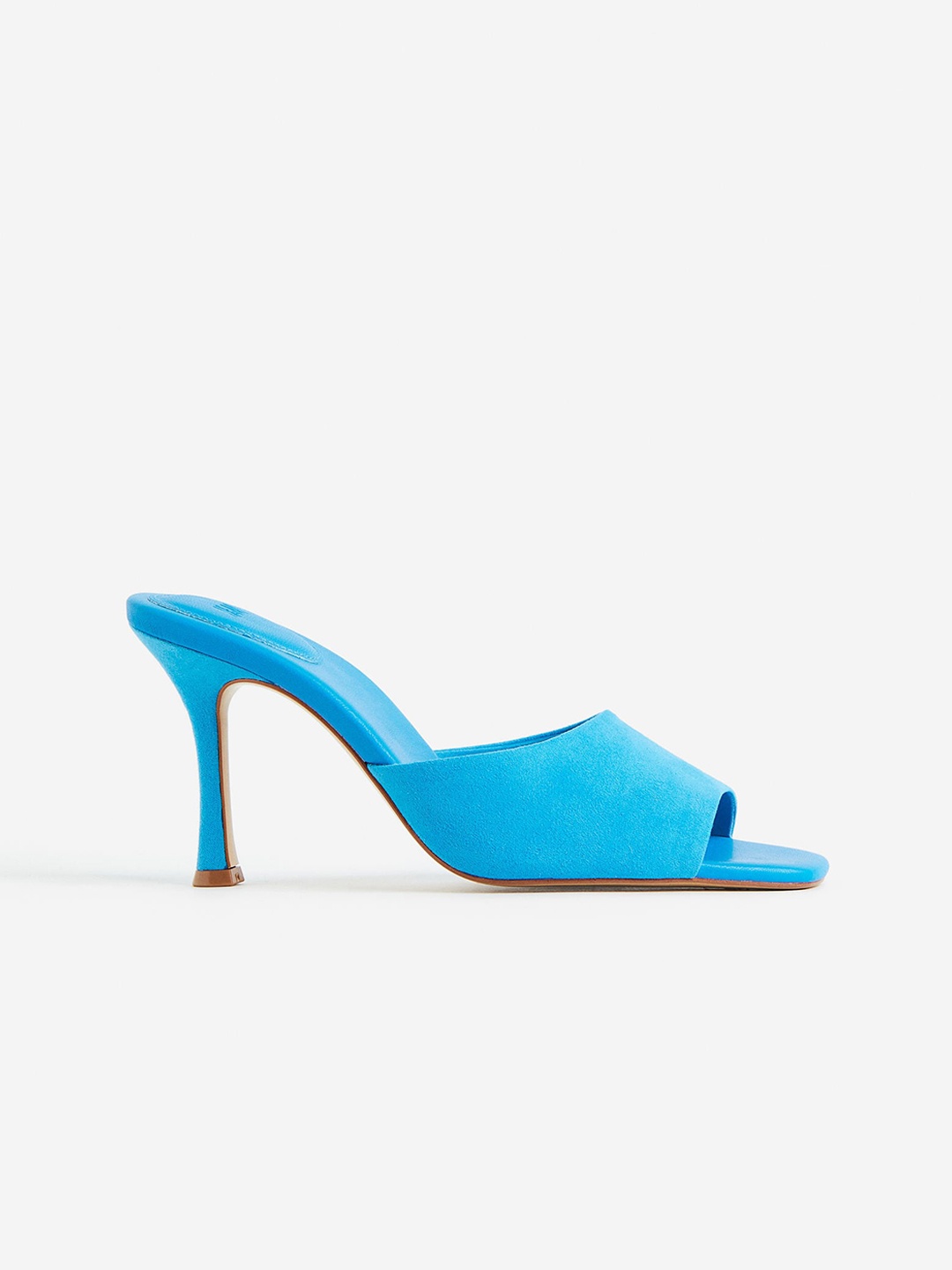 

H&M Women Mules, Turquoise blue
