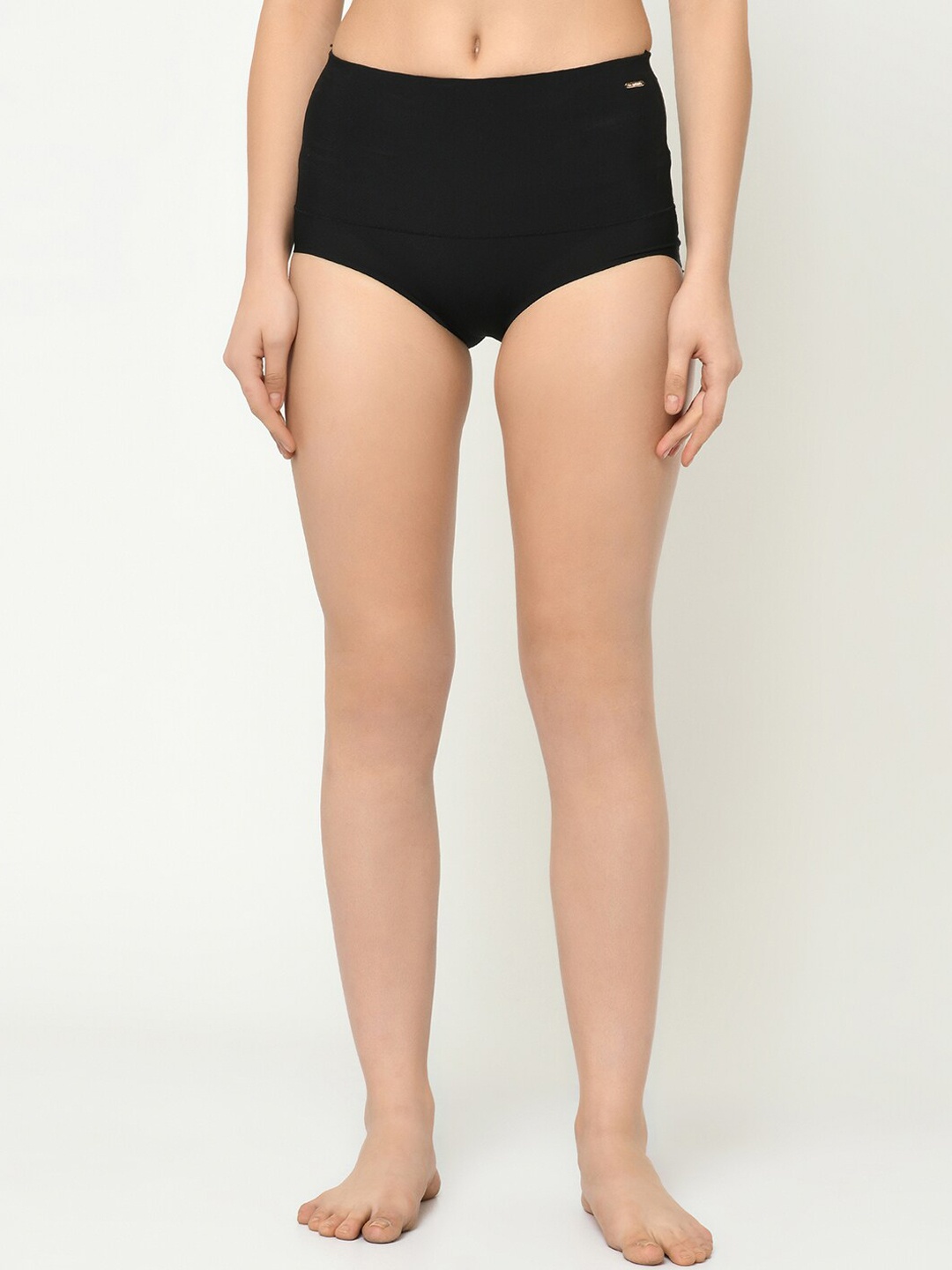 

Da Intimo Women High-Rise Seamless Shaper Panties, Black