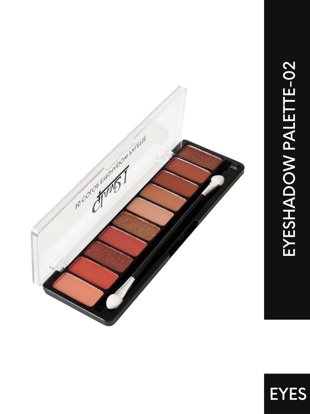 GLAM21 Mystique 10 Color Eye Shadow Palette - 8.8g, Brown