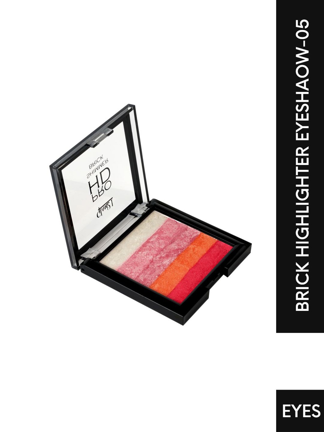 

GLAM21 Long-Lasting Pro HD Shimmer Brick Eyeshadow Palette 7.5 g - Shade 05, Pink