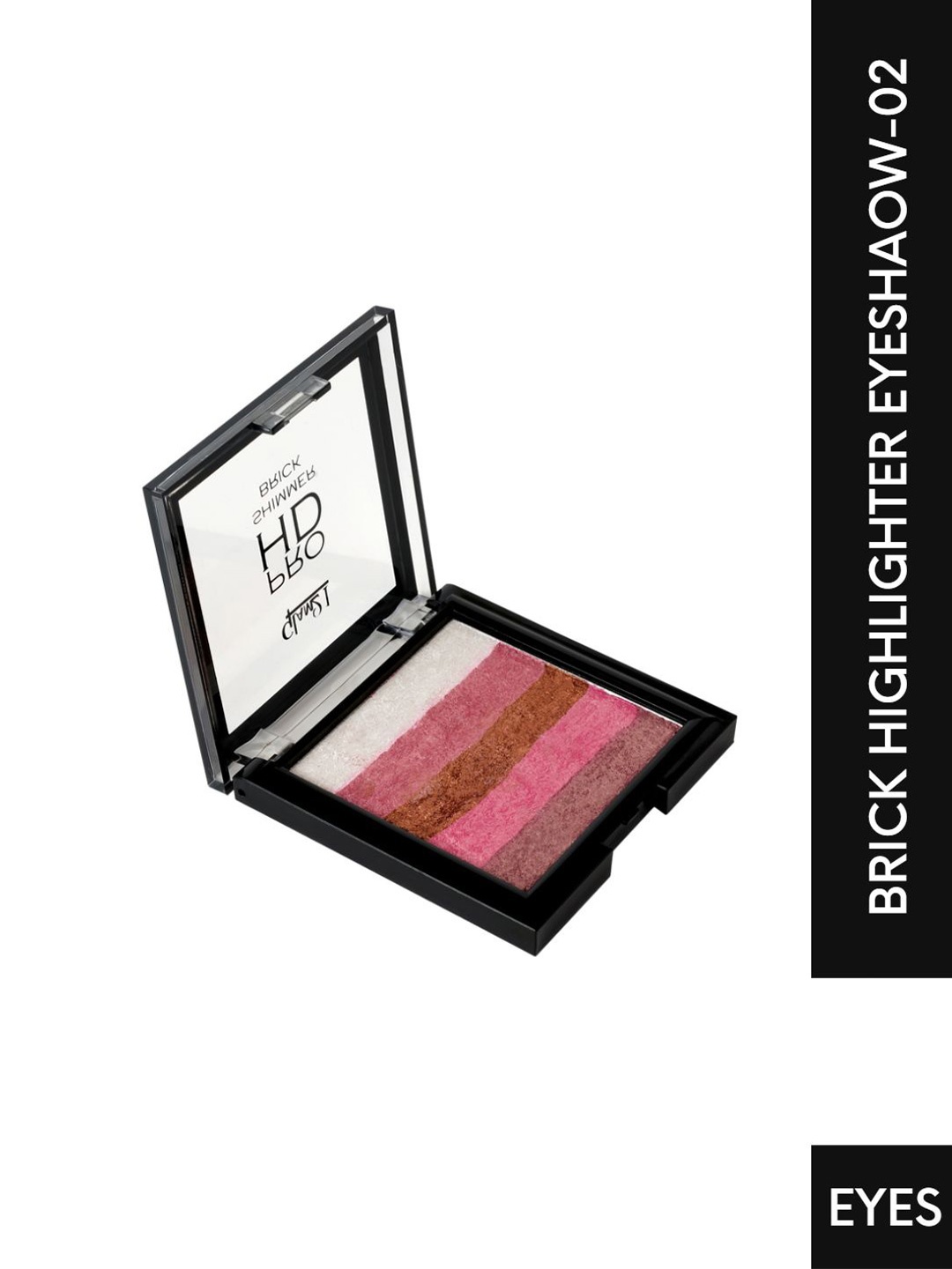 

GLAM21 Pro HD Shimmer Brick Long-Lasting Eyeshadow Palette 7.5g - Shade 02, Pink