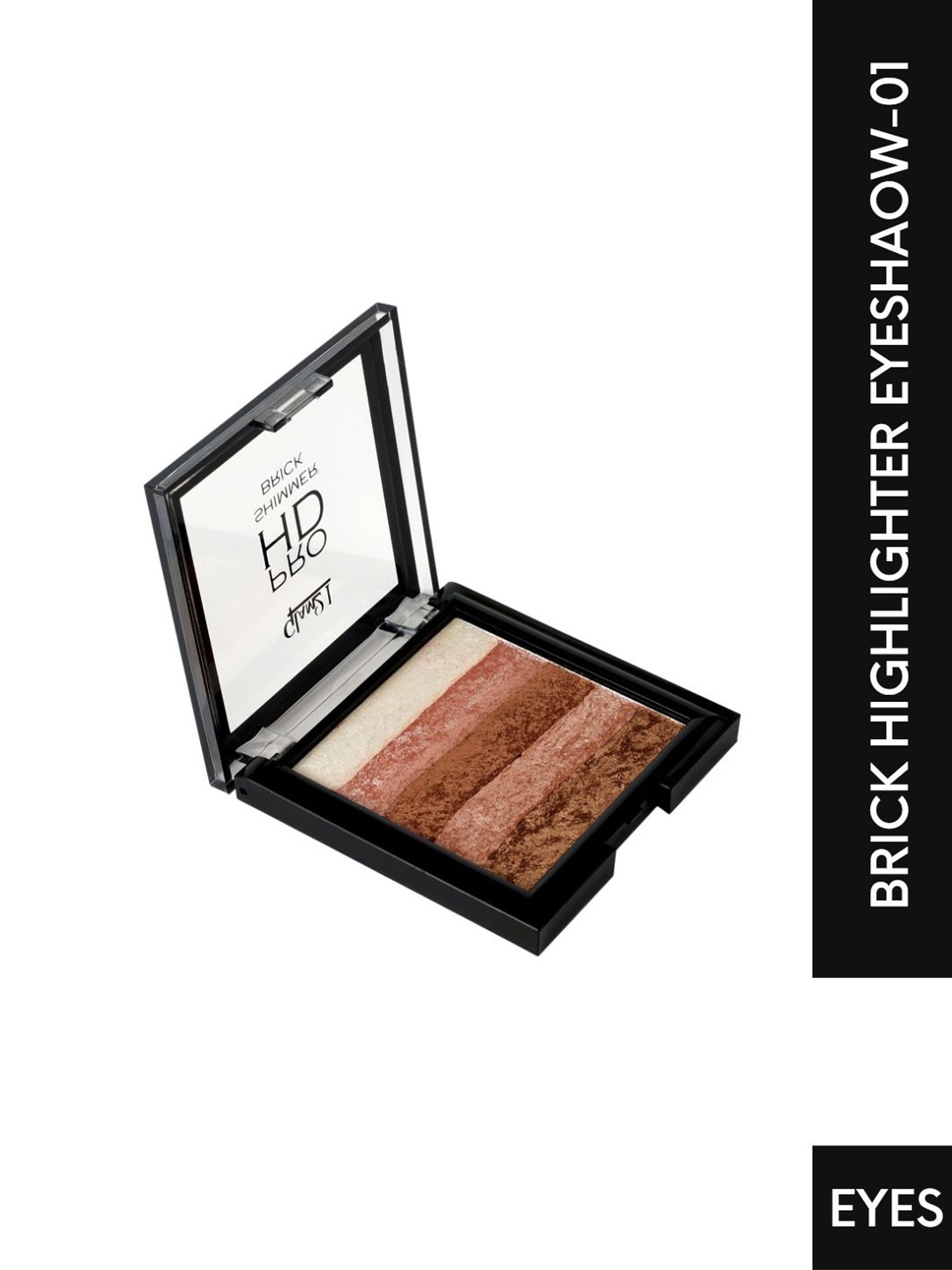 

GLAM21 Pro HD Shimmer Brick Long-Lasting Eyeshadow Palette 7.5 g - Shade 01, Brown