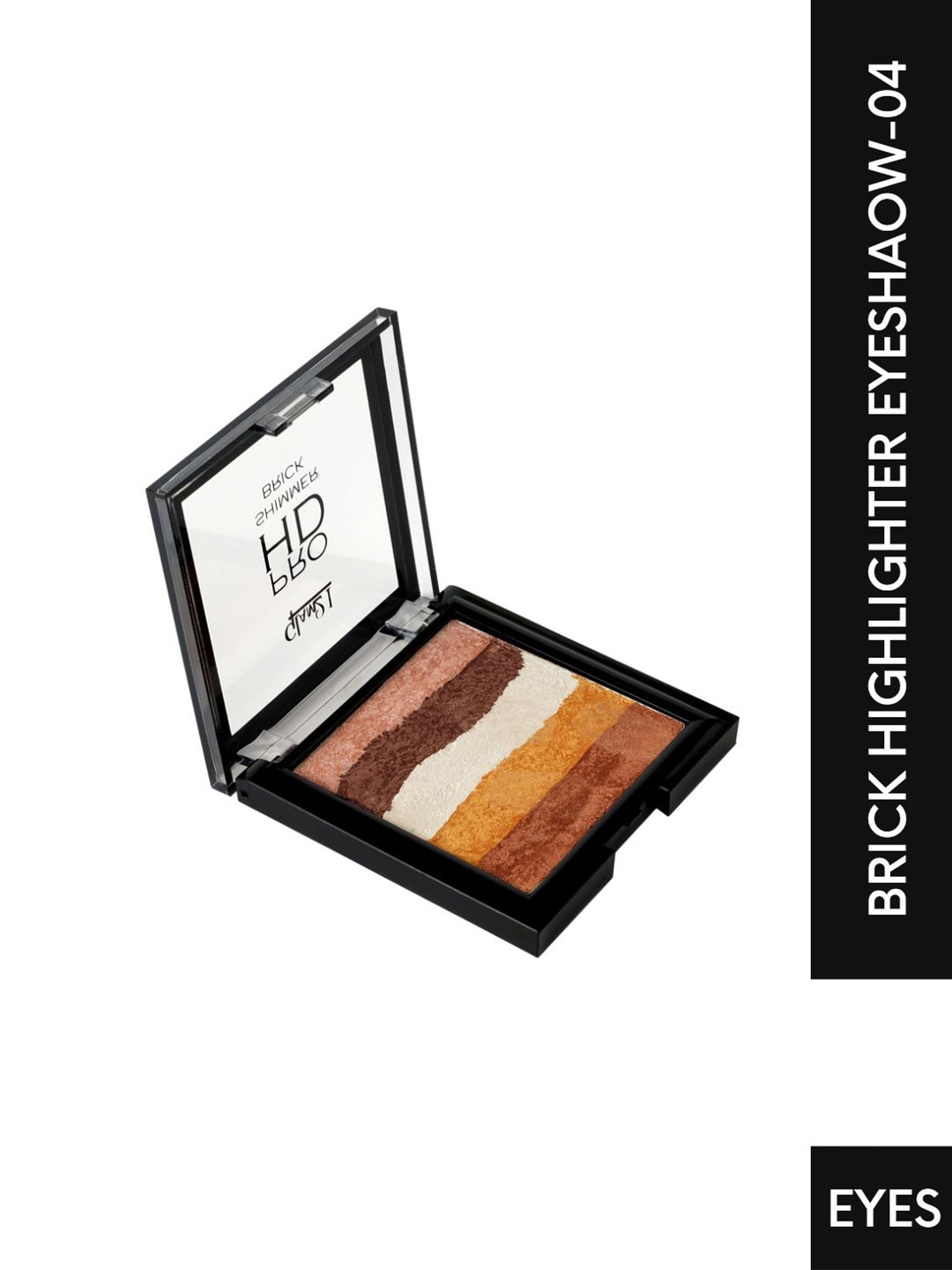 

GLAM21 Pro HD Shimmer Brick Long-Lasting Eyeshadow Palette 7.5 g - Shade 04, Beige