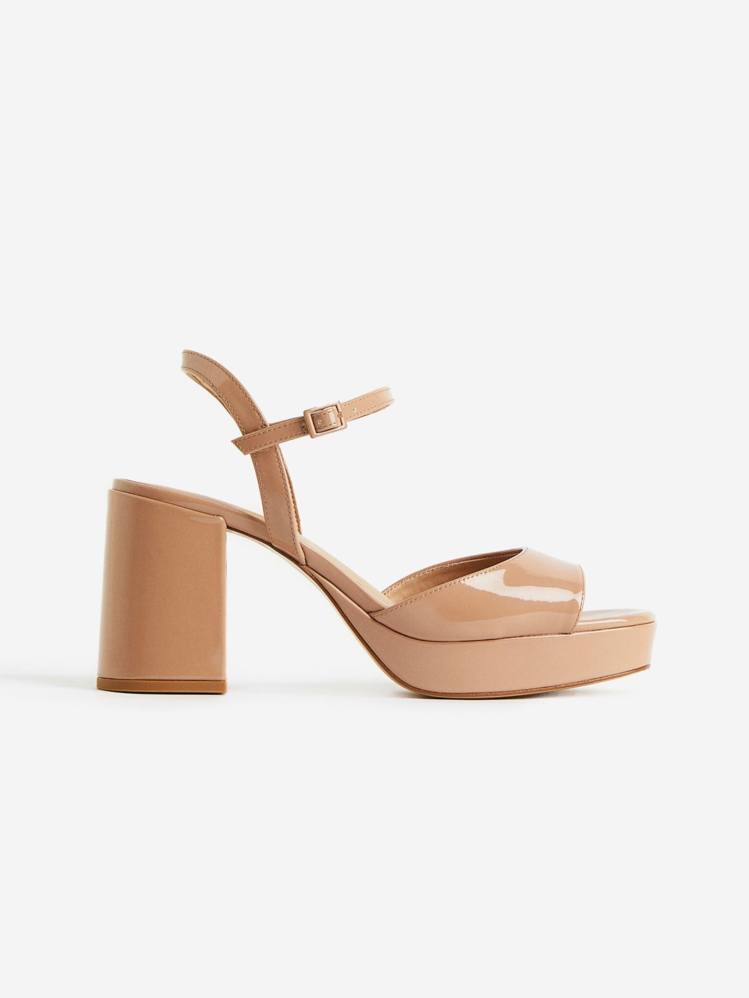 

H&M Women Platform Sandals, Beige