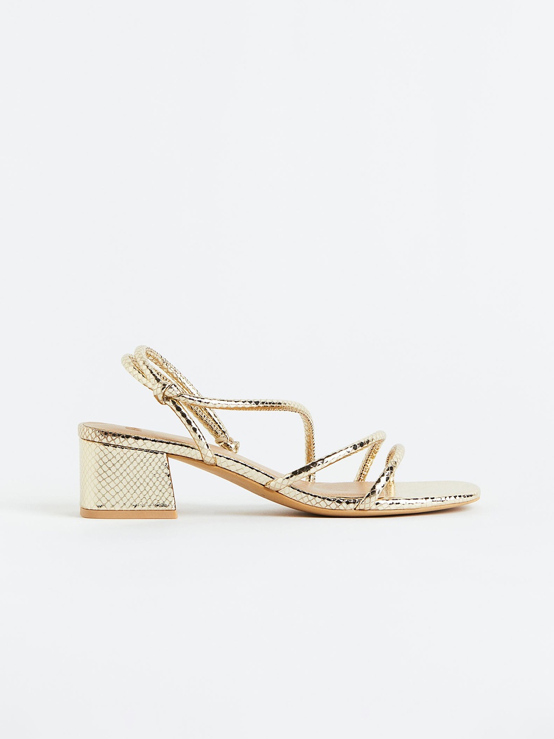 

H&M Women Heeled Sandals, Gold