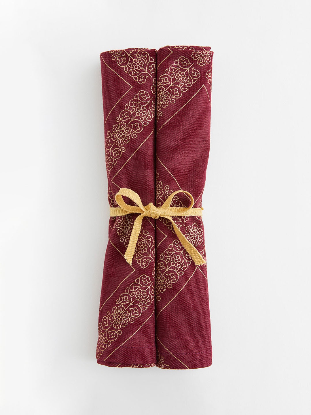 

H&M Red 2-Pack Patterned Napkins