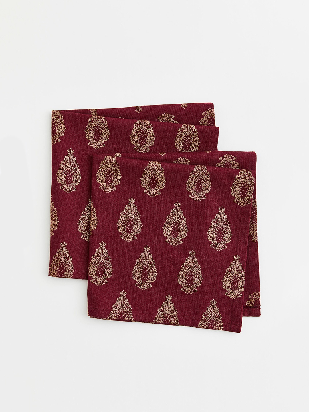 

H&M Red 2-Pack Patterned Napkins