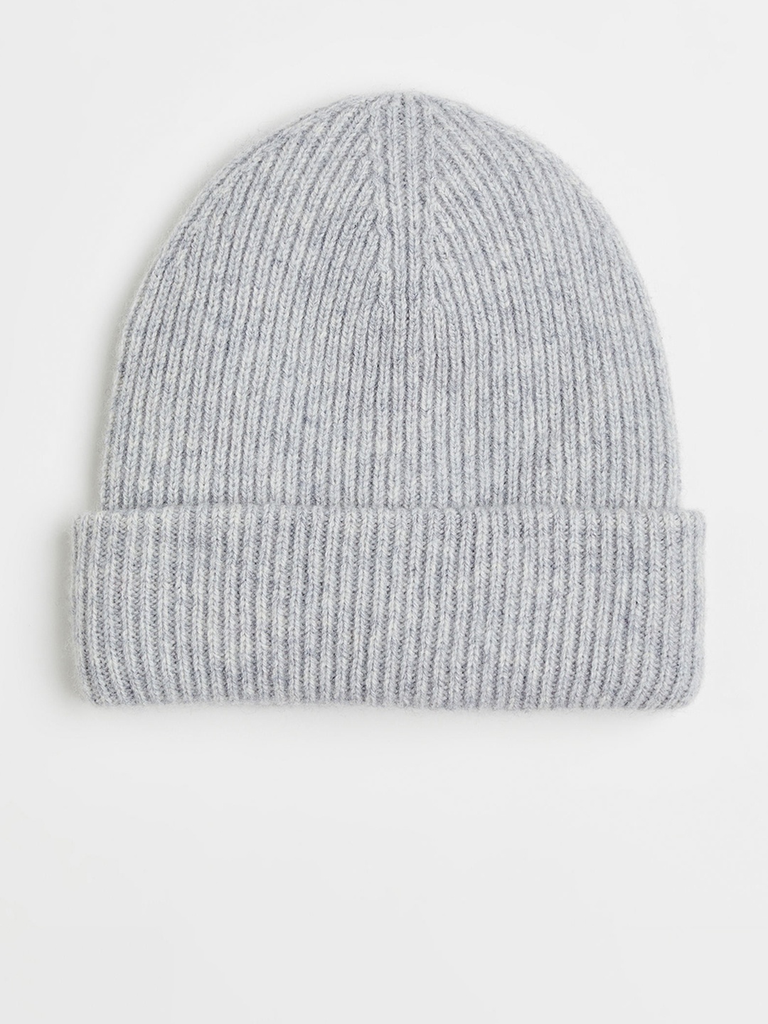 

H&M Women Knitted Cashmere Hat, Grey