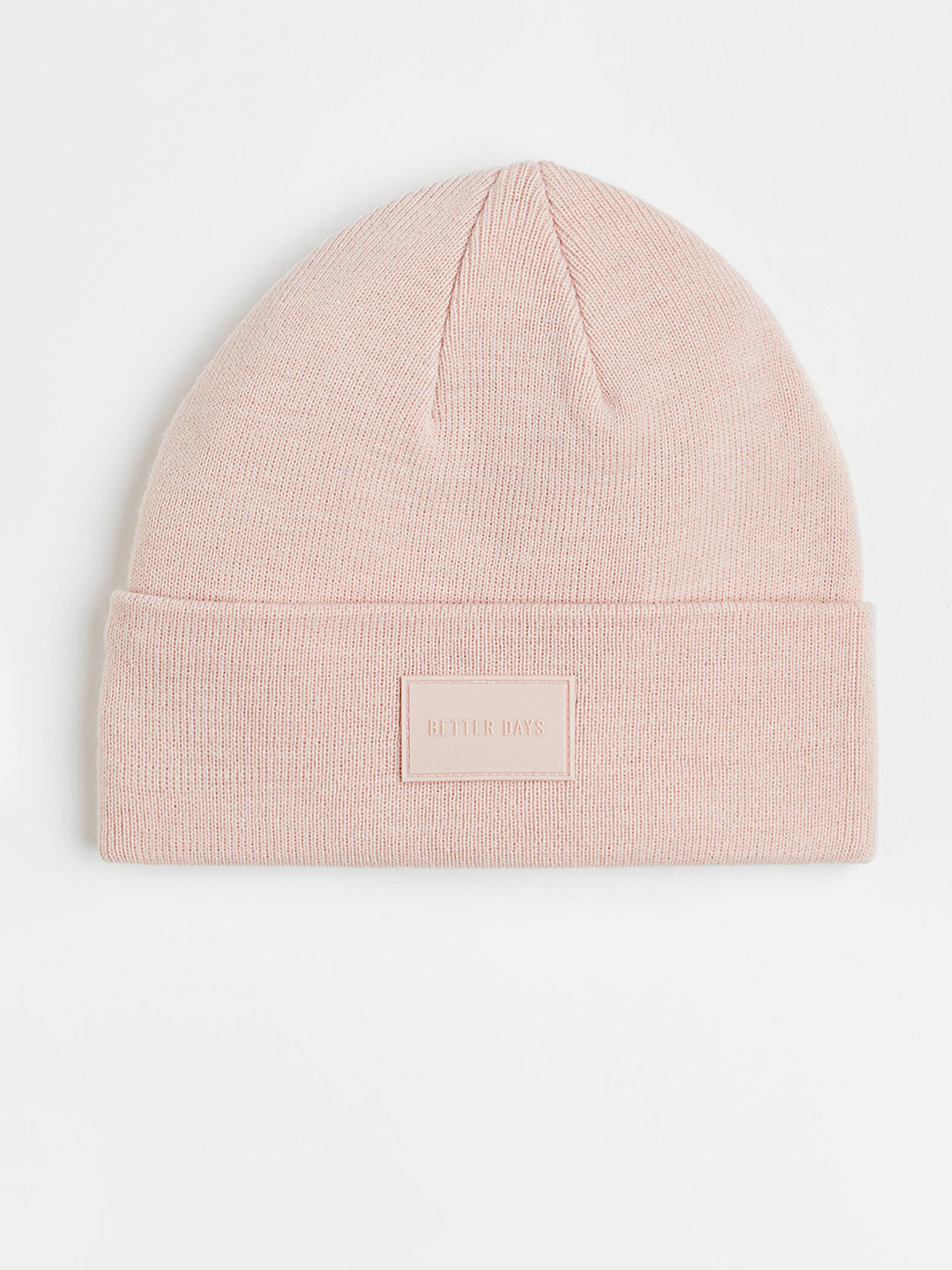 

H&M Women Appliqued Knitted Hat, Pink