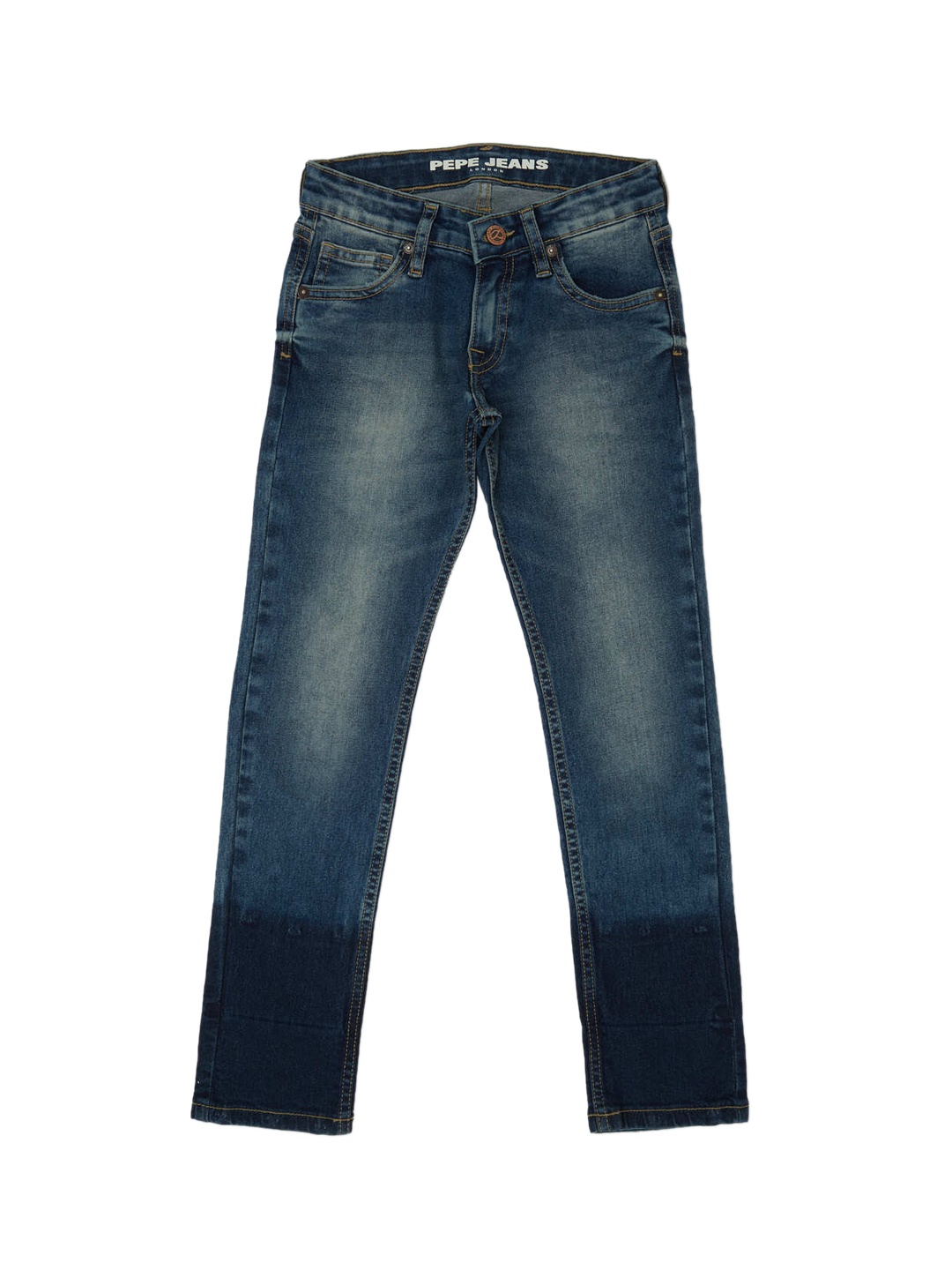 

Pepe Jeans Boys Relaxed Fit Heavy Fade Cotton Jeans, Blue