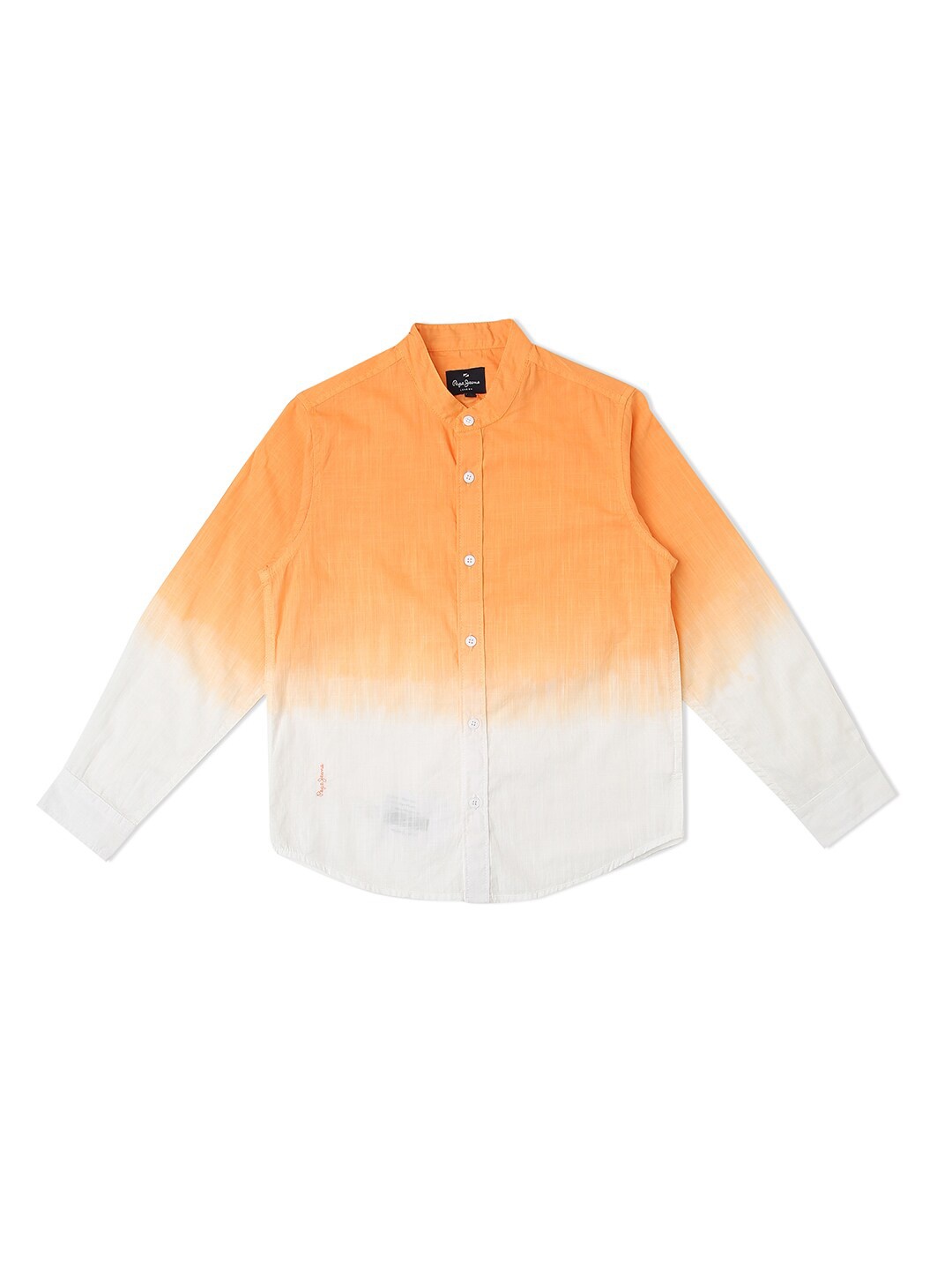 

Pepe Jeans Boys Relaxed Tie And Dye Cotton Casual Shirt, Orange