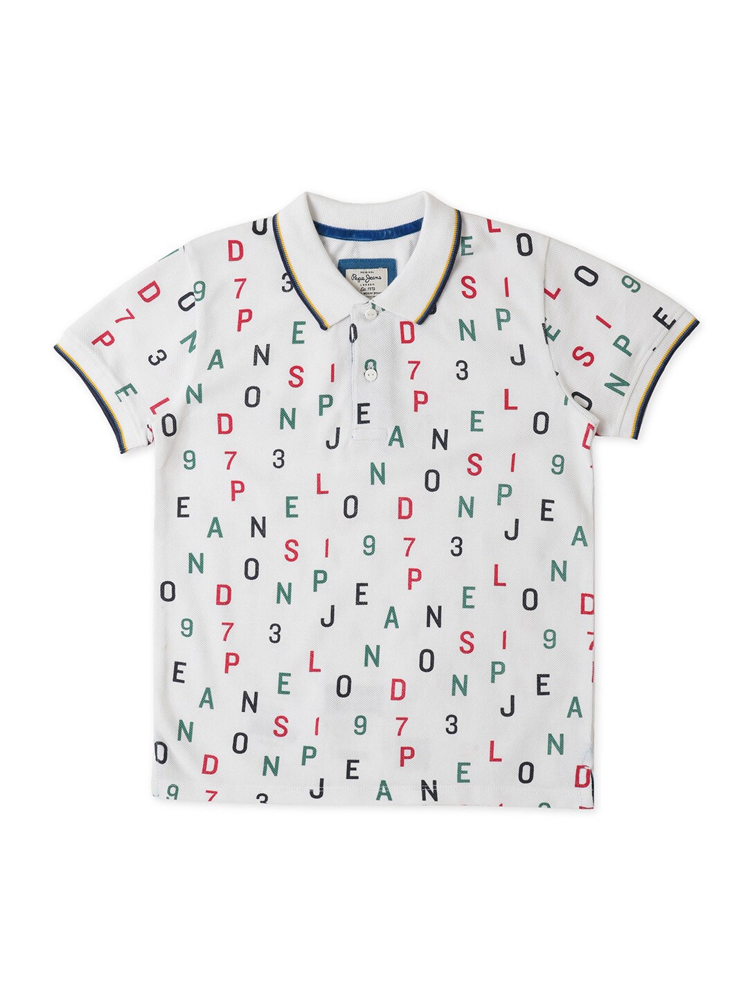 

Pepe Jeans Boys Typography Printed Cotton T-shirt, White