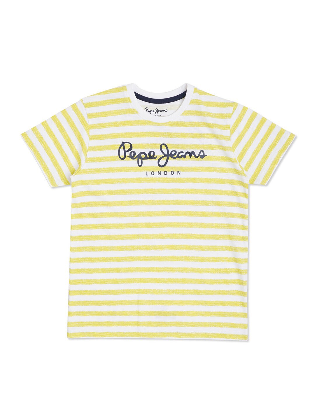 

Pepe Jeans Boys Green Striped T-shirt