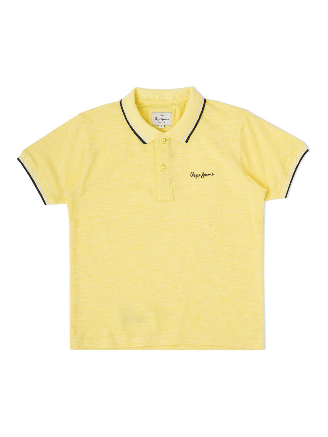 

Pepe Jeans Boys Polo Collar Cotton T-shirt, Yellow