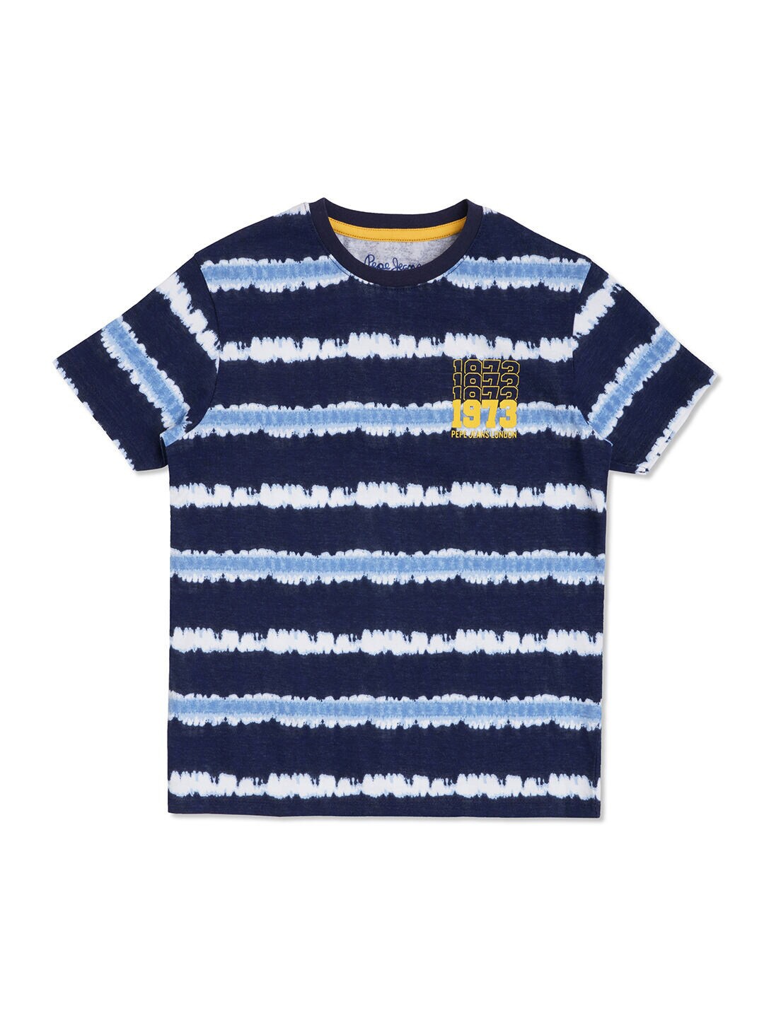 

Pepe Jeans Boys Tie And Dyed Cotton T-shirt, Navy blue