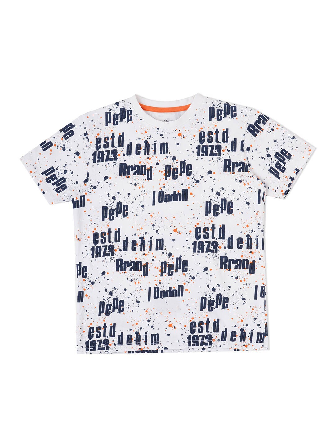 

Pepe Jeans Boys Typography Printed Cotton T-shirt, White