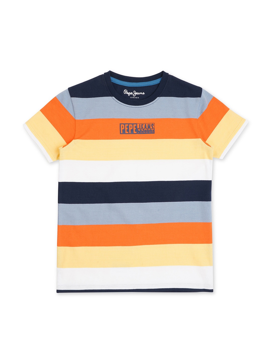 

Pepe Jeans Boys Multicoloured Striped T-shirt, Multi