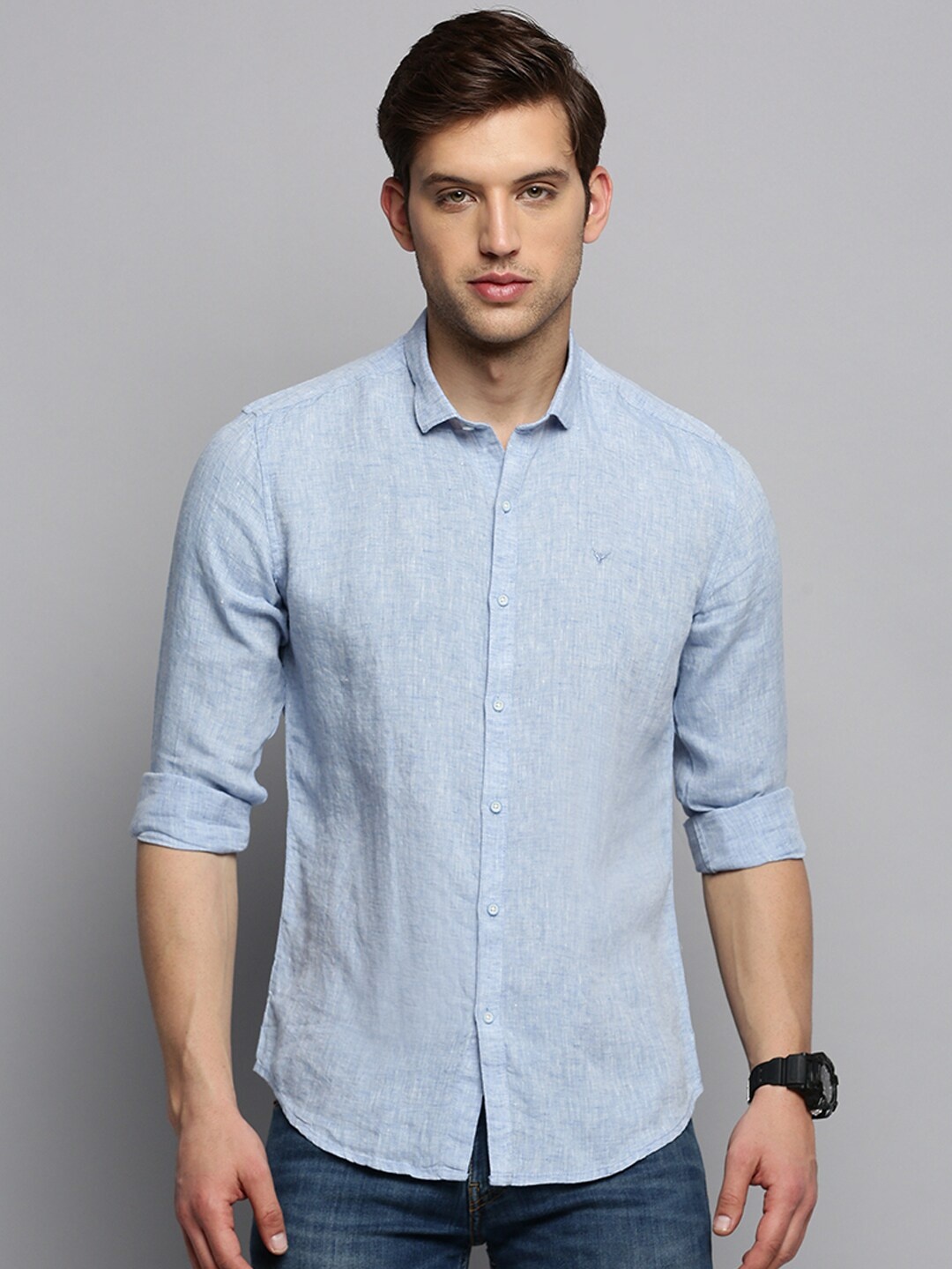 

SHOWOFF Classic Cotton Casual Shirt, Blue