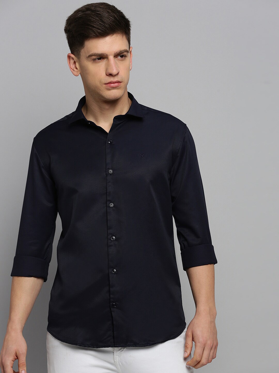 

SHOWOFF Classic Formal Cotton Shirt, Navy blue